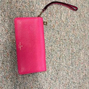 Kate Spade Vibrant Pink Wristlet